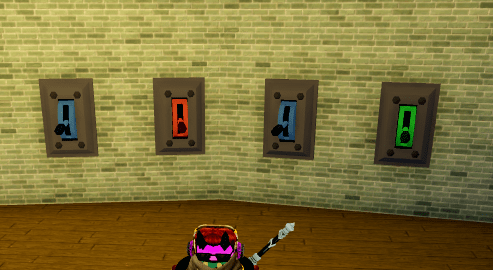 The levers in the Prison in Blox Fruits