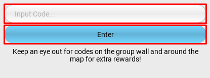 Fake News Tycoon input code box and enter button