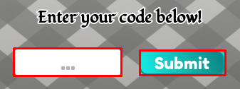 Necromancer Simulator enter codes box and submit button
