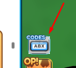 The CODES button in Dumpling Evolution