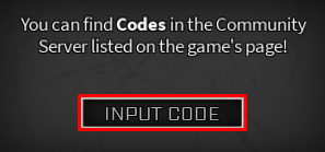 Fistborn enter codes box