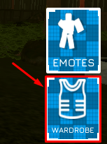 LOST ROOMS wardrobe button