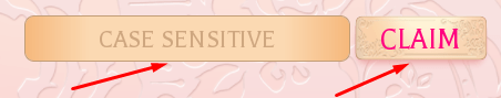 CASE SENSITIVE box and CLAIM button to redeem codes in Momo City