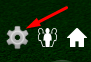 Gear icon in Divine Fruits