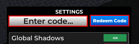 Bus Explorer Indonesia enter codes box and redeem code button
