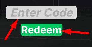 The code redeeming interface in FUT 24