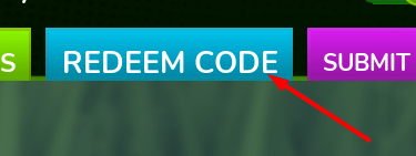 The Redeem Code button in Ben 10 Super Hero Time