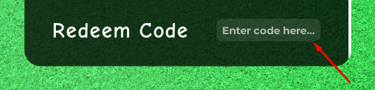 The Enter code here... box in I WANNA RUN AWAY!
