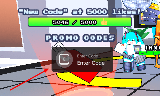 The PROMO CODES area in Player Select