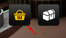 The shop icon in Trivia! Roblox Game Show