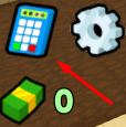 The keypad button in Bunny Tycoon