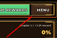 The MENU button in Bit Saiyan