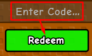 The "Enter Code" box and Redeem button in Timebomb Ultimate