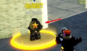 The Jail Keeper in Blox Fruits