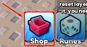 Dice Rolling Incremental shop button