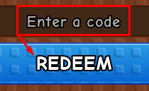 The "Enter a code" box and REDEEM button in Hatch a Bird