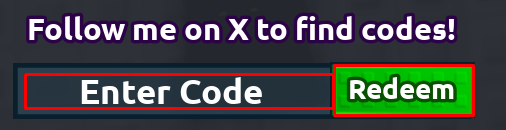 Open A Box enter codes box and redeem button