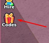 The Codes button in Cook or Steal