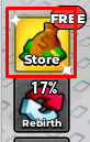 The store button in My Baddie Restaurant