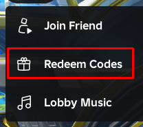 Anime Expeditions redeem codes button