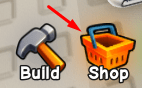 The Shop button in Build a Candy Shop