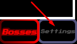 The Settings button in Undertale Mania of Heroes