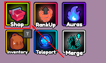 Anime Evolution shop button