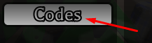 Codes button in Crimson Chronicles