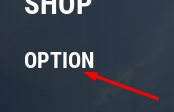 The OPTION button in Kaiju Alpha