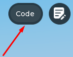 The code button in Infinite Fishing Simulator