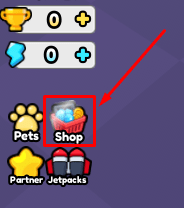 Jetpack Training shop button