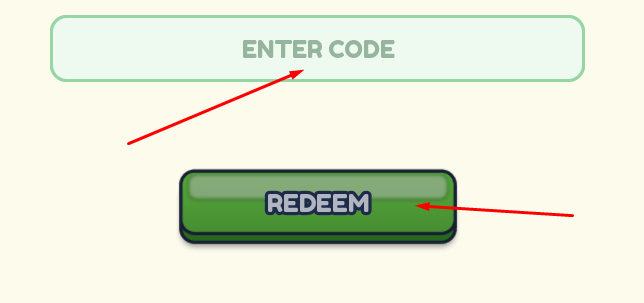 ENTER CODE box and REDEEM button to redeem codes in Doodle Balls!