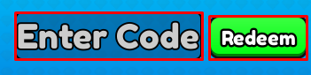 Race Swimmer Simulator enter codes box and redeem button