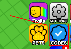 Christmas Race codes button