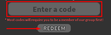 Ghost Simulator enter code box