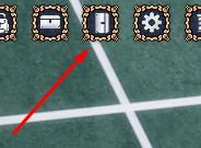 The door or vertical box icon in Devil Hunter