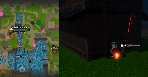 Shady Individual Rooyi's location in Slayers 2