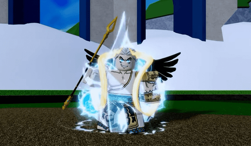The Awakened Thunder God in Blox Fruits