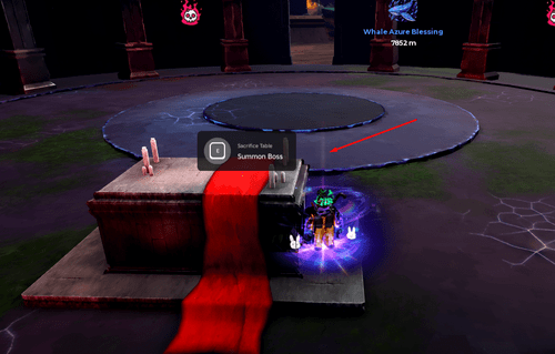 The Sacrifice Table in Legacy Piece