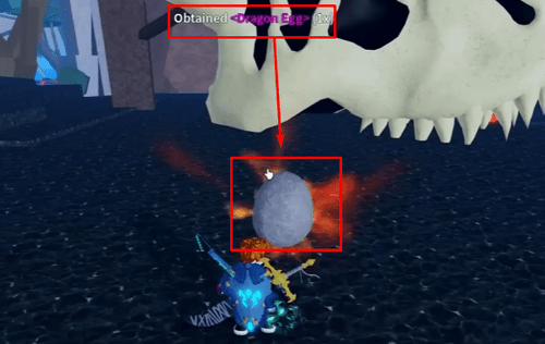 The Dragon Egg in Blox Fruits