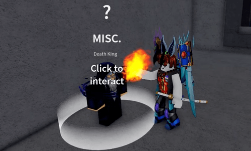 A player holding the Fire Essence in Blox Fruits