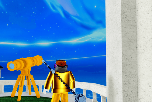 A blue sky during the Magnet Night event