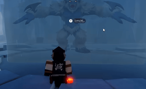 The Frozen Yeti boss in Slayers 2