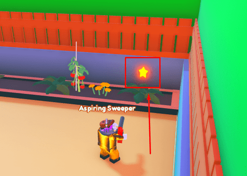 The first secret star in Garden Cleaner Evolution