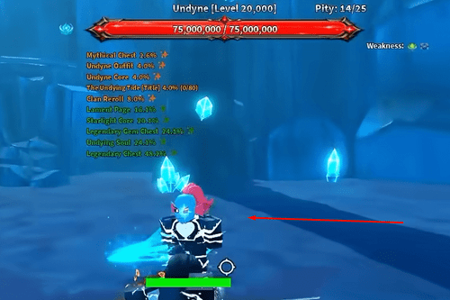 The Undyne Boss in Legacy Piece