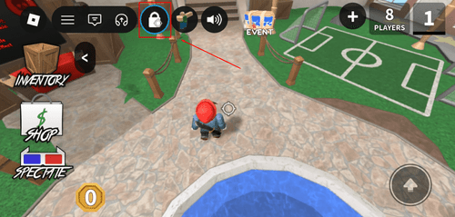 Shift lock icon on mobile MM2