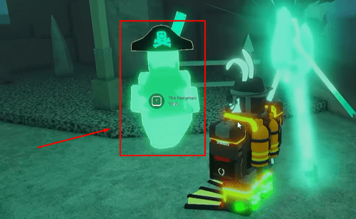 The Ferryman NPC in Fisch