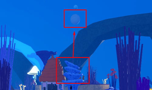 A bubble and coral in Blox Fruits