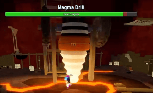 The Magma Drill in Blox Fruits