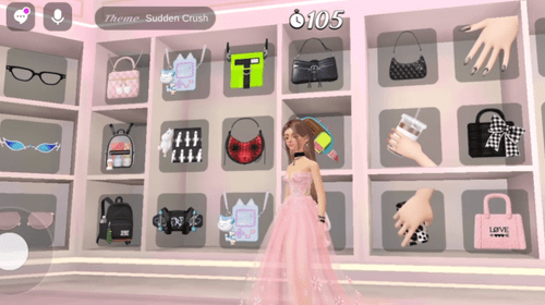 A Fashion Live player on Zepeto